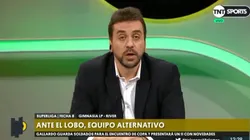 Nicolás Distasio no dio buenas noticias para River.