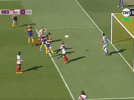 Historia pura: Florencia Quiñones metió el primer gol en un Boca vs. River femenino profesional