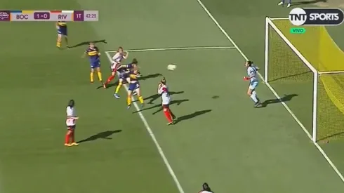 Historia pura: Florencia Quiñones metió el primer gol en un Boca vs. River femenino profesional