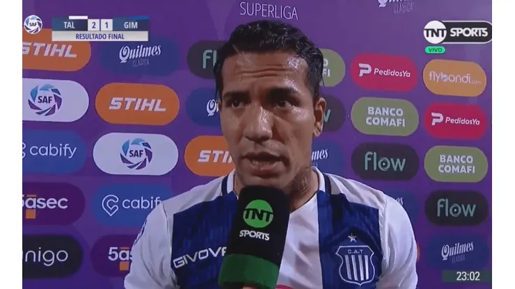 Dayro Moreno, delantero de Talleres de Córdoba.