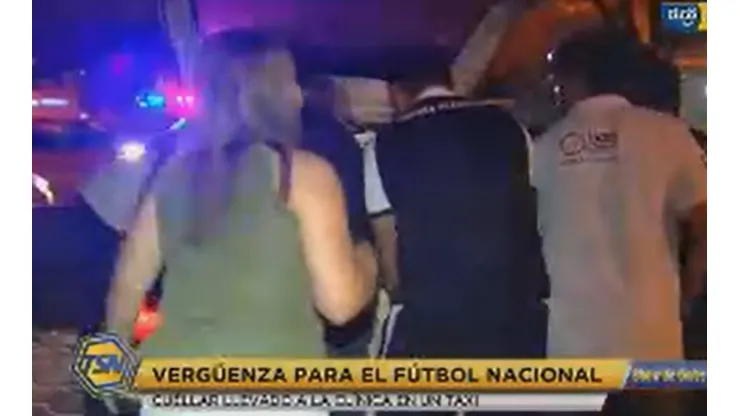 Se lesionó y lo llevaron al hospital ¡en taxi!