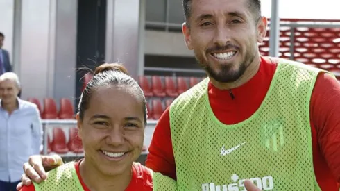 Herrera y Corral entrenaron juntos en Atlético Madrid