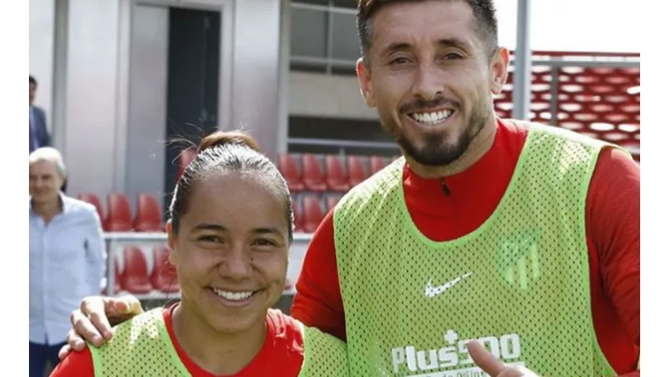 Herrera y Corral entrenaron juntos en Atlético Madrid