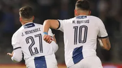 El festejo del primer gol de Talleres.