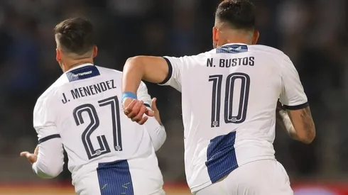 El festejo del primer gol de Talleres.