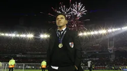 Marcelo Gallardo tras uno de sus tantos logros.