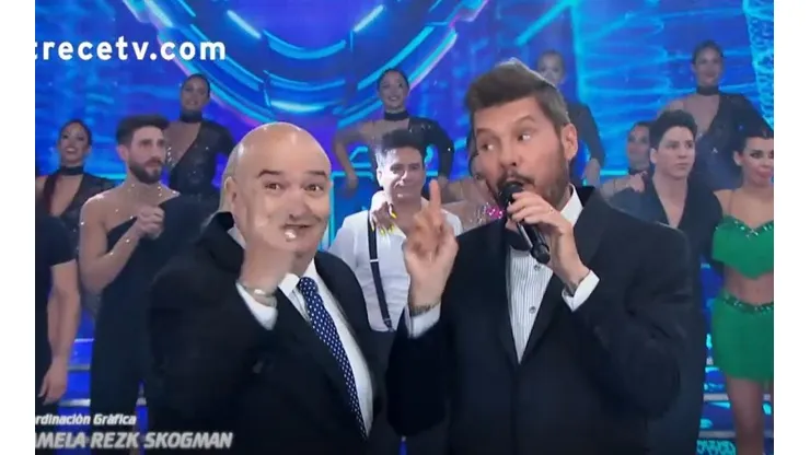 Tinelli disparó en vivo contra Boca: "Llegan a perder con River y salen nadando por el Riachuelo"
