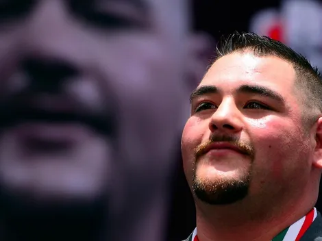 Andy Ruiz Jr. golpeó tan fuerte que le voló el foco a su entrenador