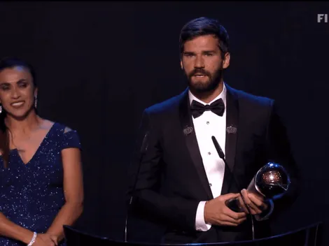 Alisson se quedó con el Premio The Best al Mejor Arquero