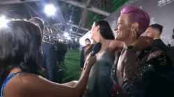 Messi se robó las miradas de Megan Rapinoe y Alex Morgan