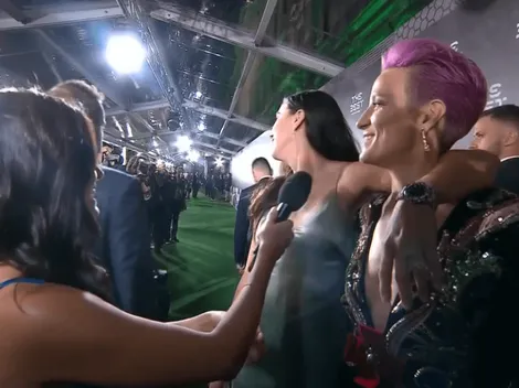 Messi se robó las miradas de Megan Rapinoe y Alex Morgan