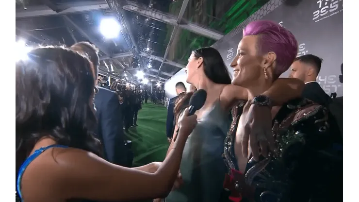 Messi se robó las miradas de Megan Rapinoe y Alex Morgan