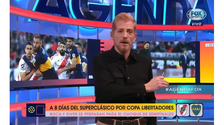 Liberman: "Al día de hoy, pareciera que Boca está mucho más sano que River"