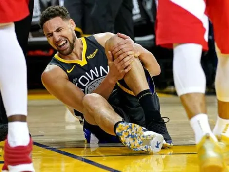 Tiemblan los Warriors: expertos dieron la peor noticia sobre la lesión de Klay Thompson