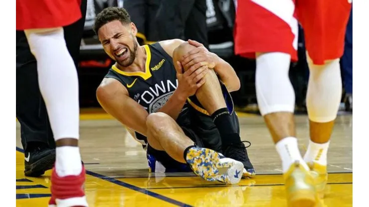 Tiemblan los Warriors: expertos dieron la peor noticia sobre la lesión de Klay Thompson