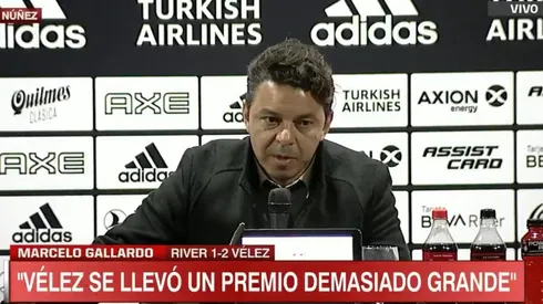 En conferencia de prensa, Gallardo habló sobre lo que vivió el hincha de River en Lanús