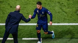 Zinedine Zidane y James Rodríguez.