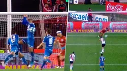 Merlos le regaló un penal a River, pero Hoyos hizo justicia y se lo atajó a Nacho Fernández