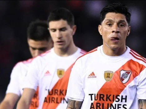 Alarma total en River: Enzo Pérez salió lesionado y es duda su presencia ante Boca
