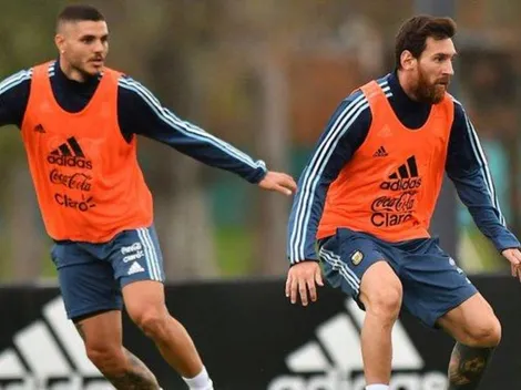 Mauro Icardi aclaró que está todo bien con Lionel Messi