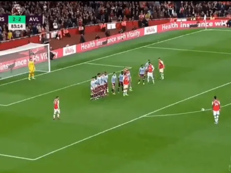 Arsenal lo dio vuelta con uno menos gracias a esta pincelada de Aubameyang