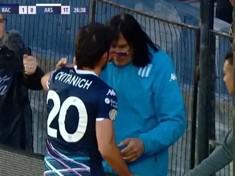Video: Cvitanich hizo el primero de Racing y metió festejo loco