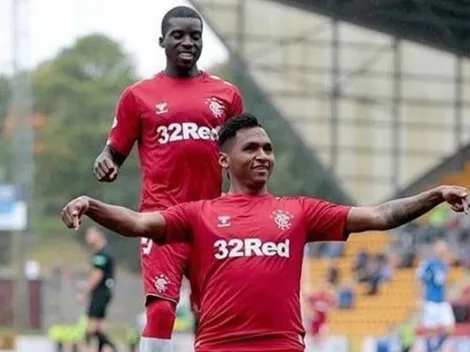 Alfredo Morelos volvió a lucirse con el Rangers de Escocia