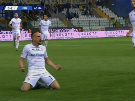 Fue un golazo el primero de Frank Ribéry en la Serie A