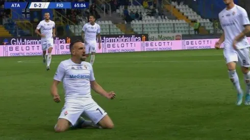 Fue un golazo el primero de Frank Ribéry en la Serie A