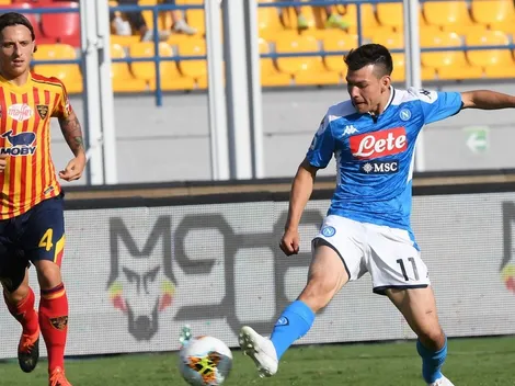 Chucky entró de cambio en Napoli, que goleó a Lecce