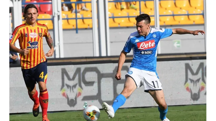Chucky entró de cambio en Napoli, que goleó a Lecce
