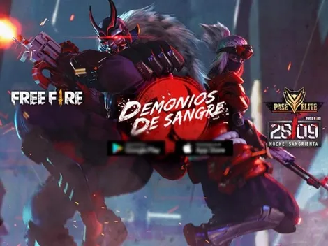El próximo Pase Élite de Free Fire será "Demonios de Sangre"