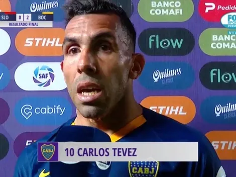 A Tevez le preguntaron sobre cómo toma ser suplente: "Estoy feliz en mi casa"