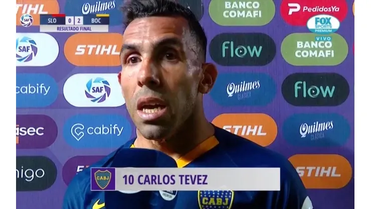 A Tevez le preguntaron sobre cómo toma ser suplente: "Estoy feliz en mi casa"