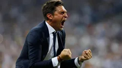 Alonso se refirió en la conferencia al abrazo que le dio Nico Sánchez