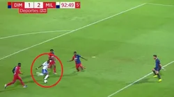 Así fue el gol de Fabián González Lasso contra Medellín en el Atanasio.