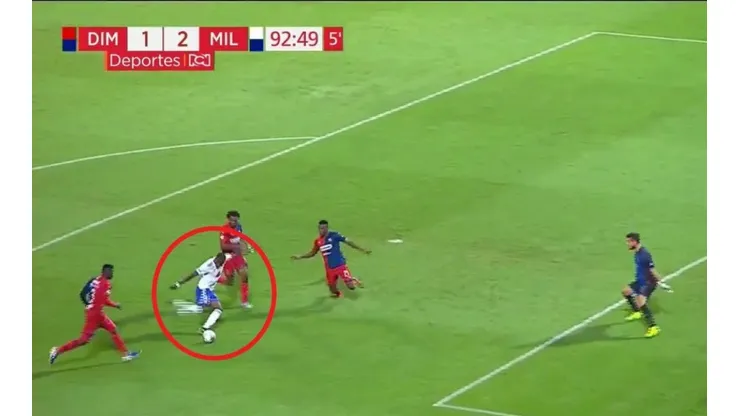 Así fue el gol de Fabián González Lasso contra Medellín en el Atanasio.