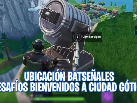 ¿Dónde están las Batseñales? - Desafíos Bienvenidos a Ciudad Gótica de Fortnite x Batman