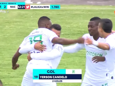 Candelo tiró una pelota venenosa y Nacional ya le remonta a Pasto en Ipiales