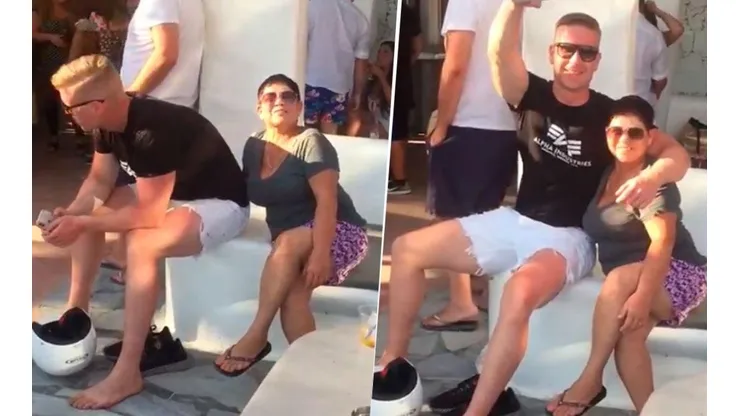Video viral: esta abuela se puso diabólica cuando vio a un joven suizo