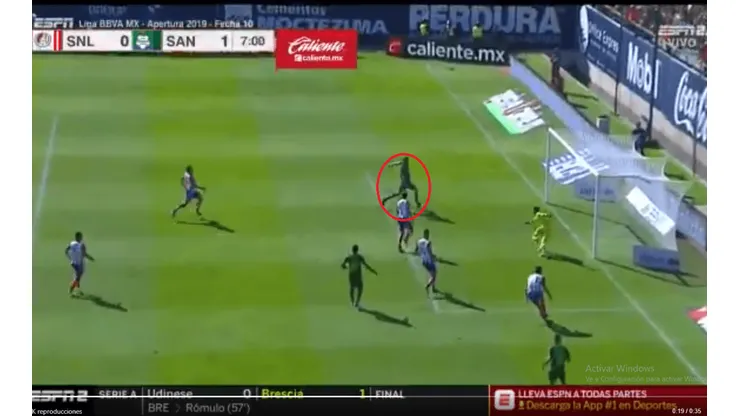 Hubo tres goles en diez minutos y Santos le gana a San Luis