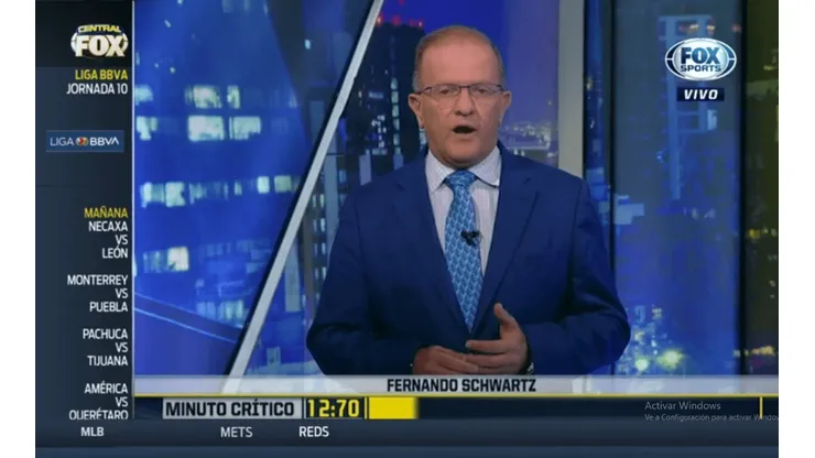 Hermoso mensaje de Fernando Schwartz para Cruz Azul