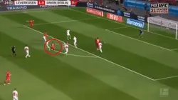 Foto de Lucas Alario, quien convirtió el gol.