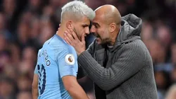 Guardiola definió a Agüero como uno de los mejores delanteros que vio en su vida