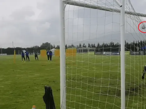 Video: El golazo de Juan David Pérez en el entrenamiento de Millonarios