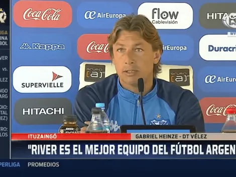 Heinze llenó de elogios a River: "Es el mejor"