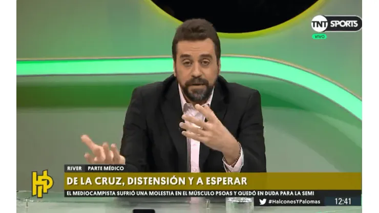 Distasio: "Da la sensación de que es más grave la ausencia de De La Cruz que la de Pratto"