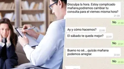 Foto captura de la imagen que subió a Twitter.