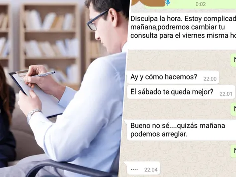 Su psicólogo le pedía que trabaje sobre el "no" y ella lo trolleó en WhatsApp
