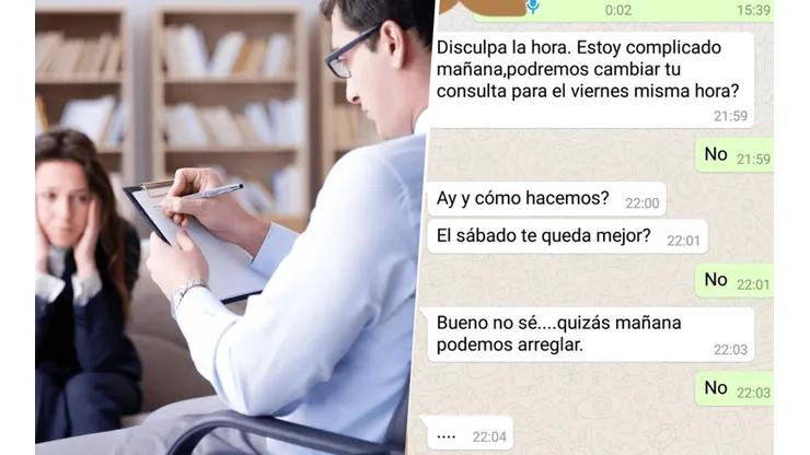 Foto captura de la imagen que subió a Twitter.